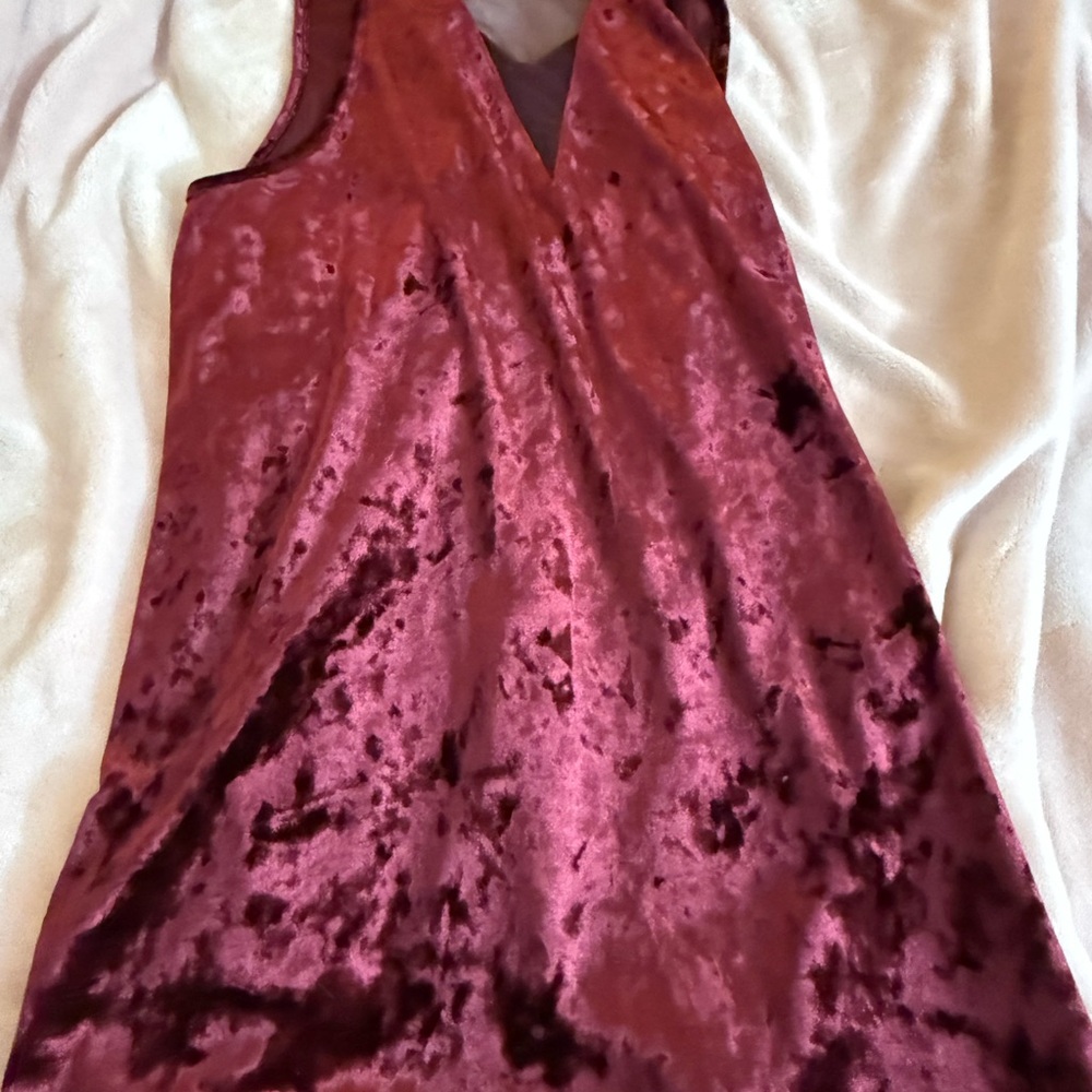 Rock & Republic Burgundy Velvet blouse